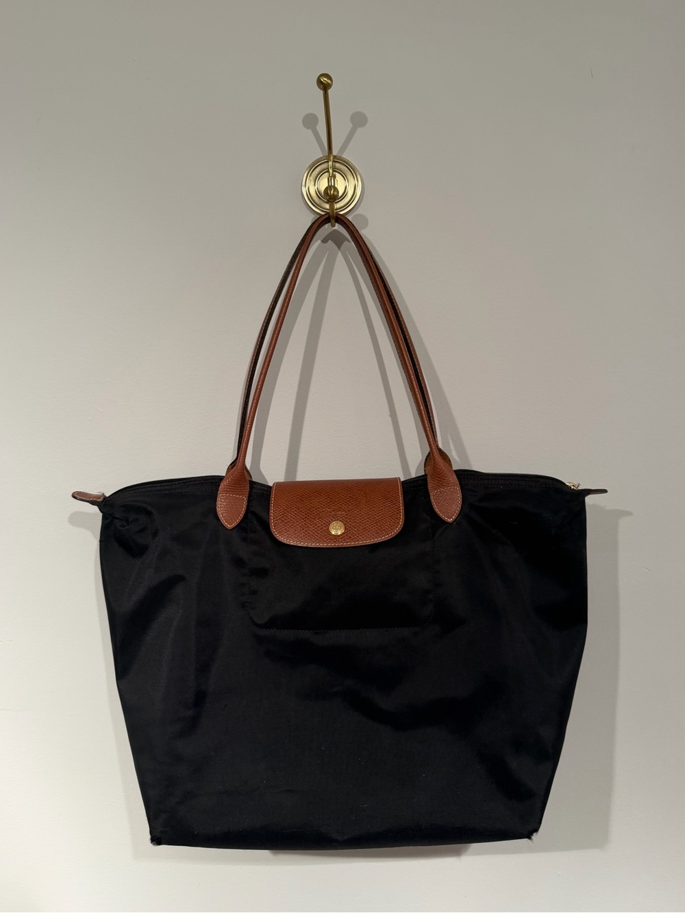 Longchamp Large Black Le Pliage